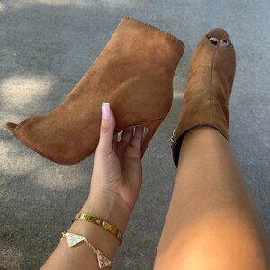 NEW LILIANA OPEN TOE BOOTIES many sizes avalaible